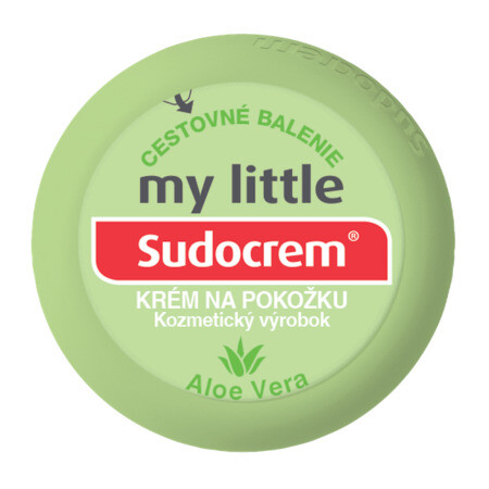 SUDOCREM My little sudocrem aloe vera ochranný krém cestovné balenie 22 g