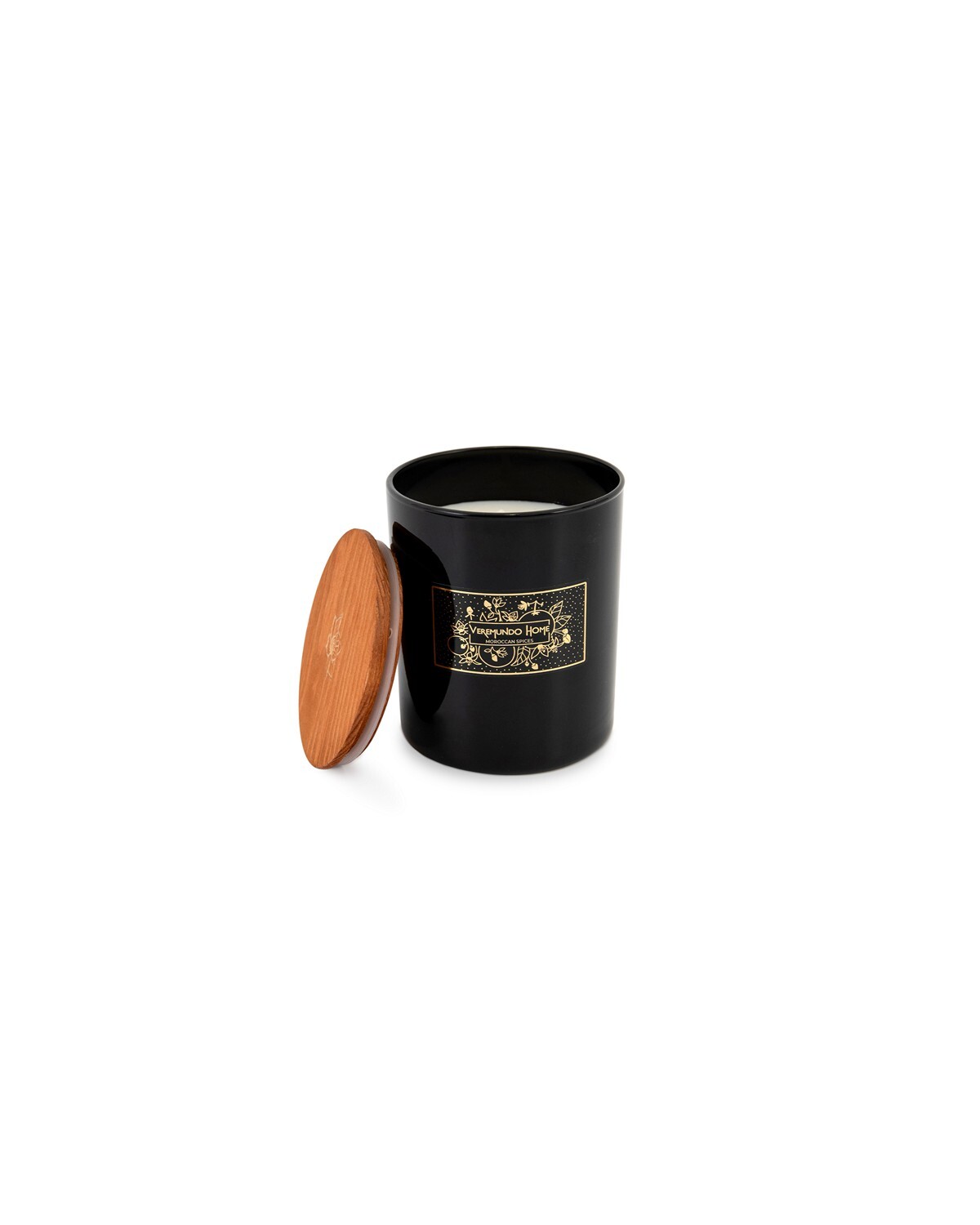 VEREMUNDO HOME Vonná sviečka Paris Moroccan Spices, 230 g, čierna 10109