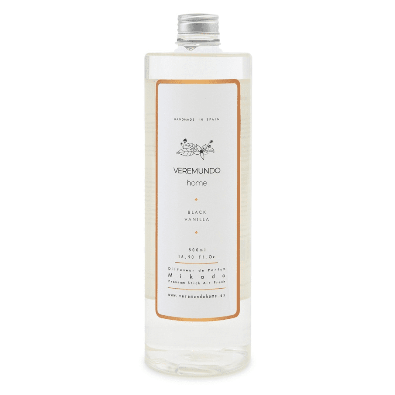 VEREMUNDO HOME Náhradná náplň do difuzéra Paris Black Vanilla, 0,25 l 51255