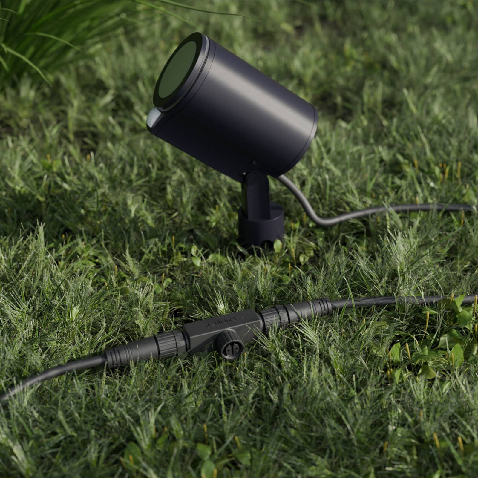 STEINEL LED-bodové svetlá Garden C, antracitová farba, zemný kolík, IP65, RBWW