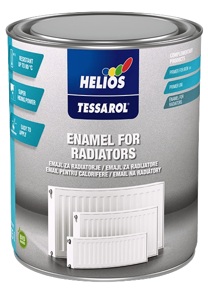 TESSAROL - Alkydová farba na radiátory (biela, 0,75 L)