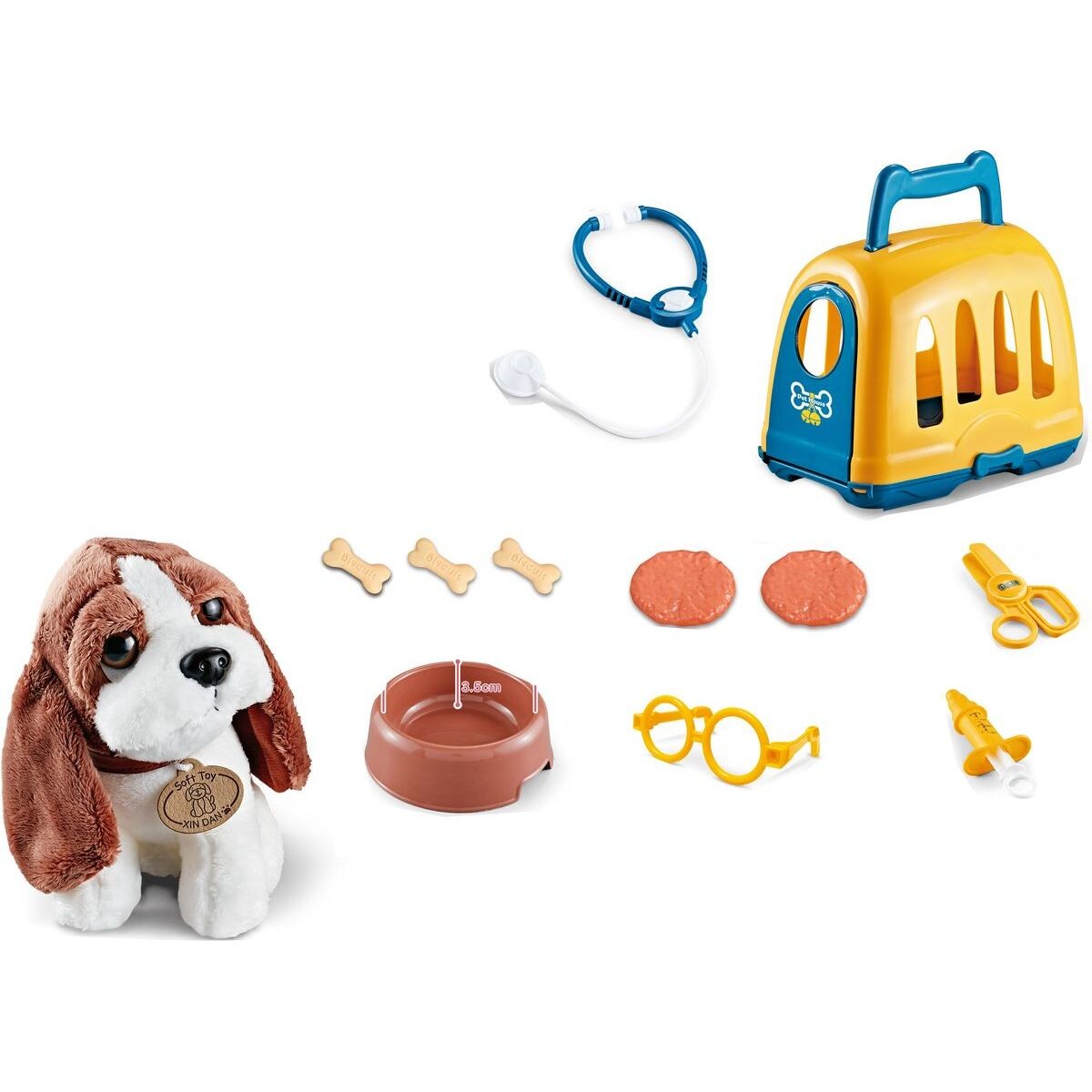 Sparkys SET Veterinár - Prepravka s Bíglom a príslušenstvom