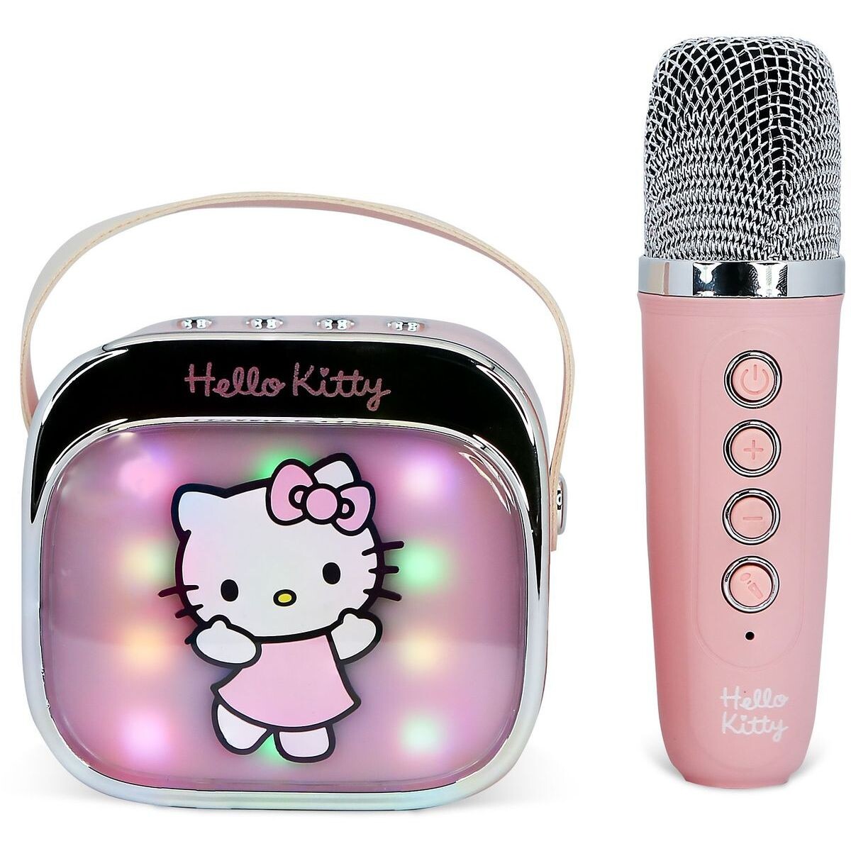 OTL Technologies Hello Kitty PopSing LED Karaoke Speaker with Mic