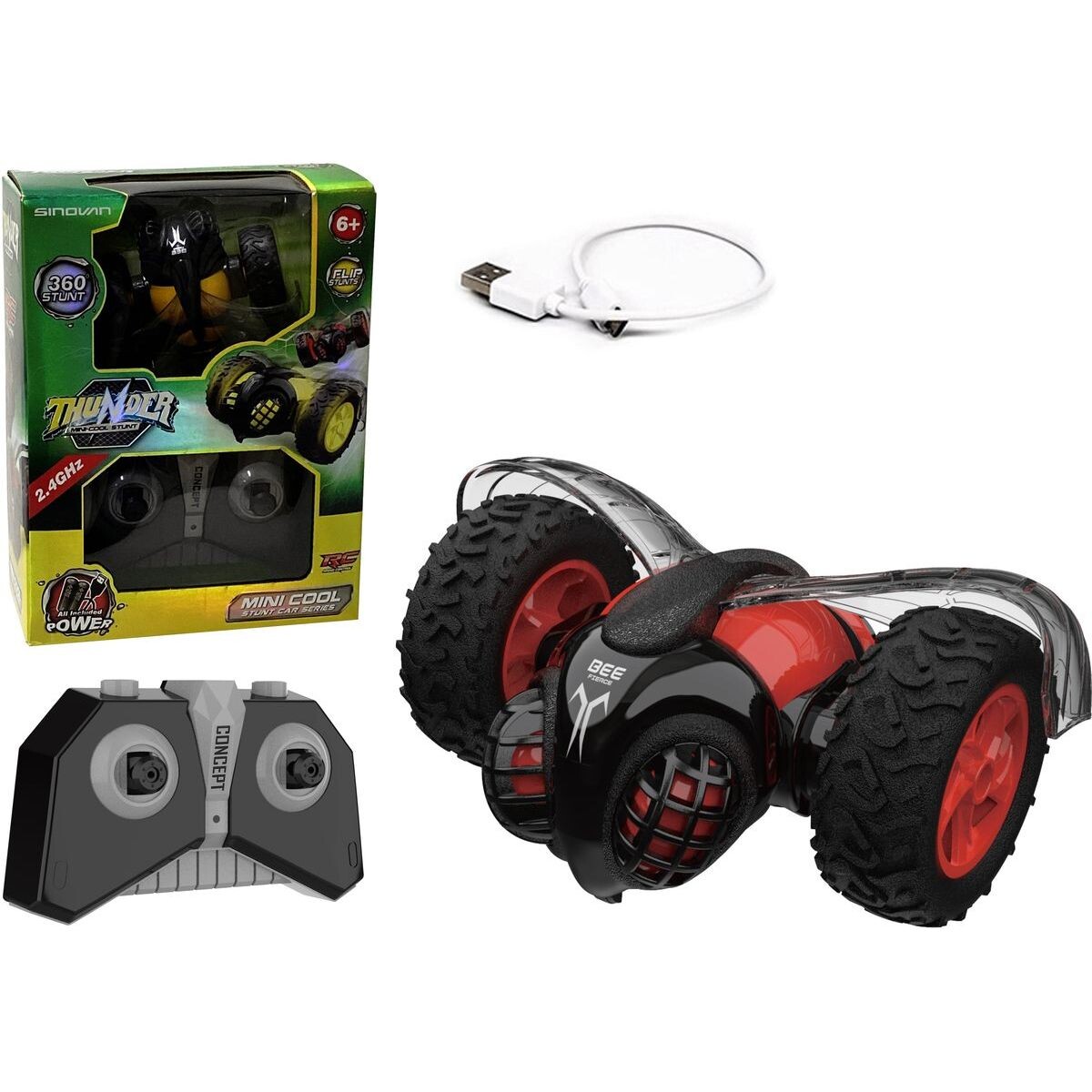 Sparkys RC MINI kaskadérske auto 4CH 2.4G žluté