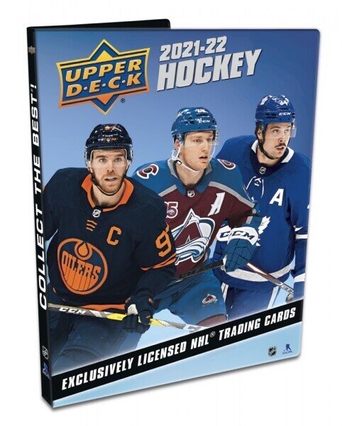 Upper Deck 2021-22 NHL Upper Deck Starter Kit - album a karty