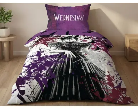Detské obliečky Wednesday, fialové%