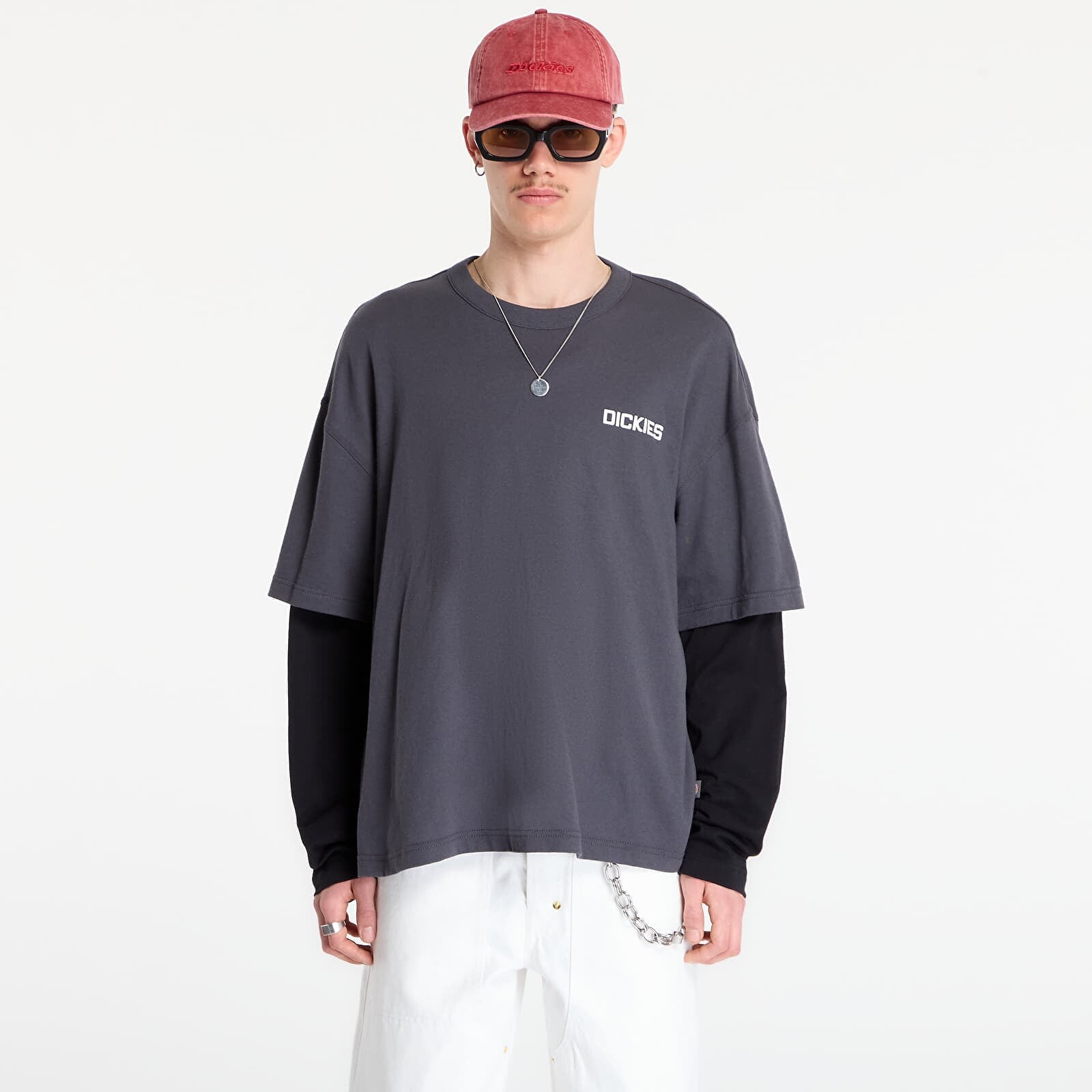 Tričko Dickies Payson 2fer Tee Black S