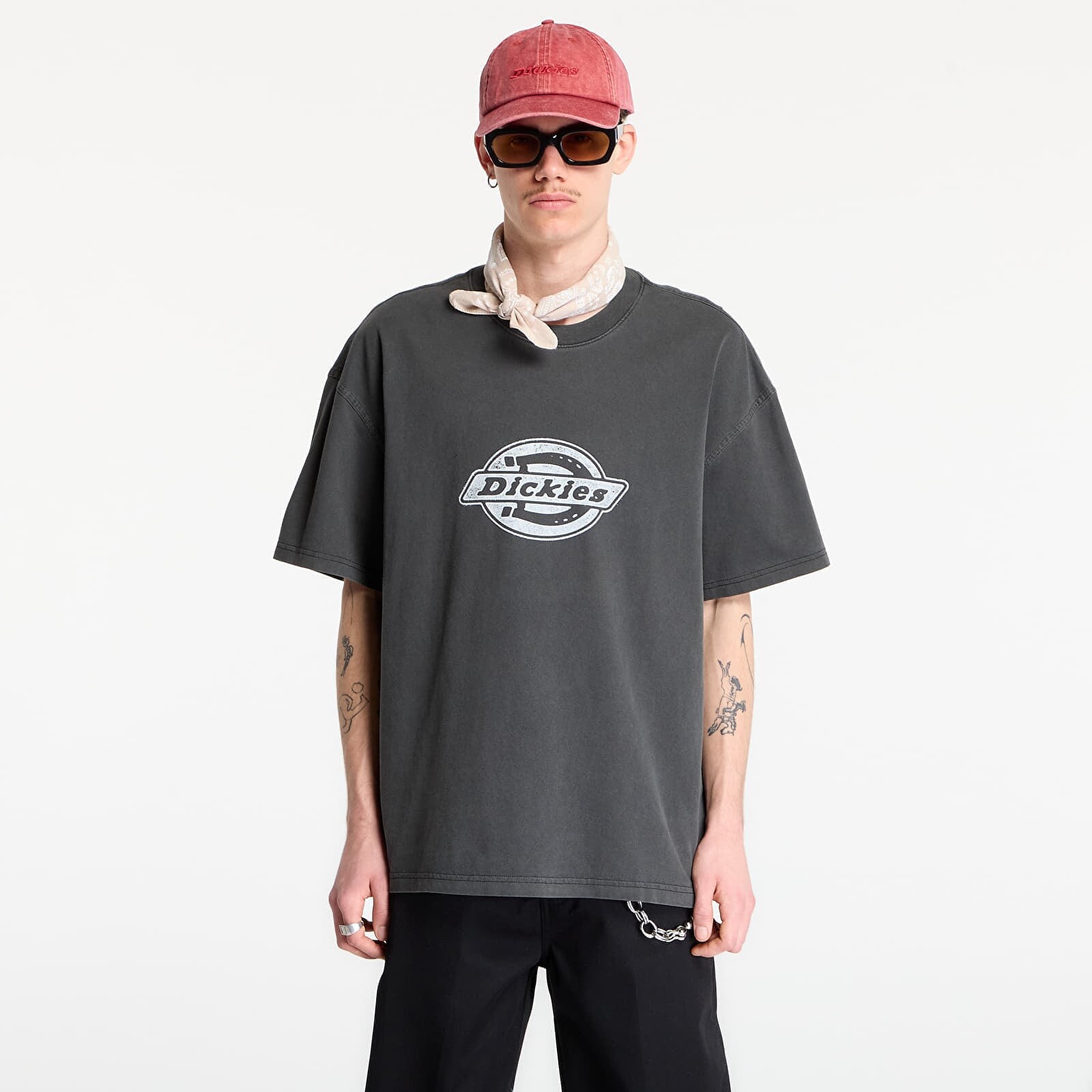 Tričko Dickies Plainville Short Sleeve Tee Black M