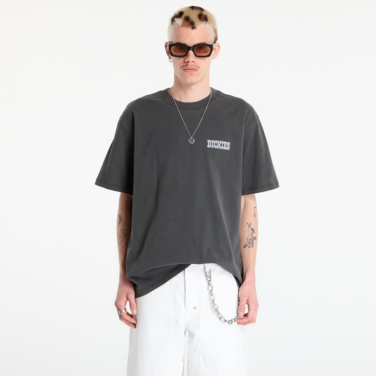 Tričko Dickies Buchtell Short Sleeve Tee Black XL
