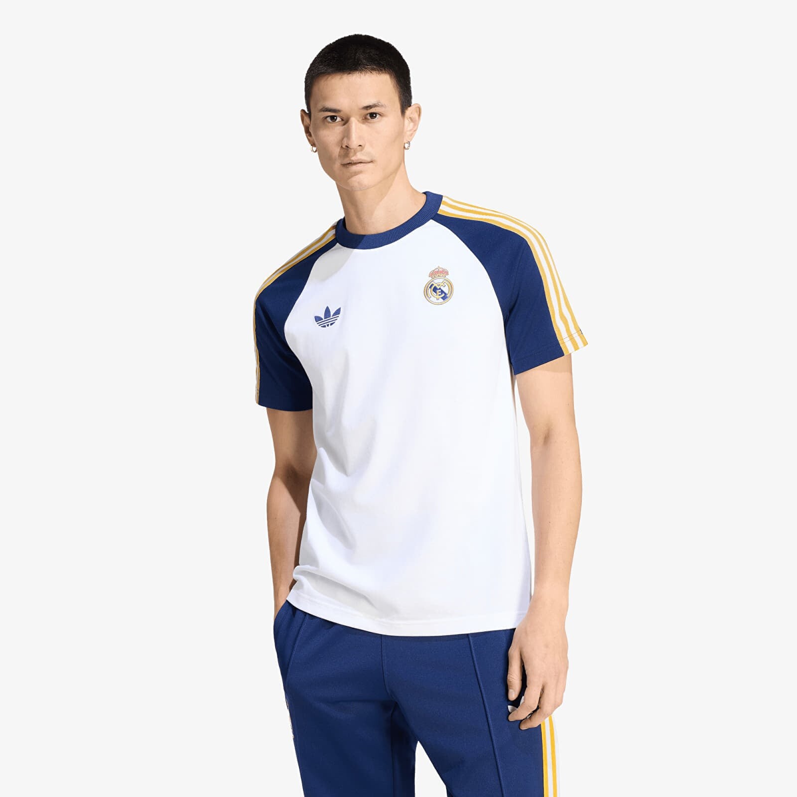 Tričko adidas Real Madrid Originals T-Shirt White/ Dark Blue M