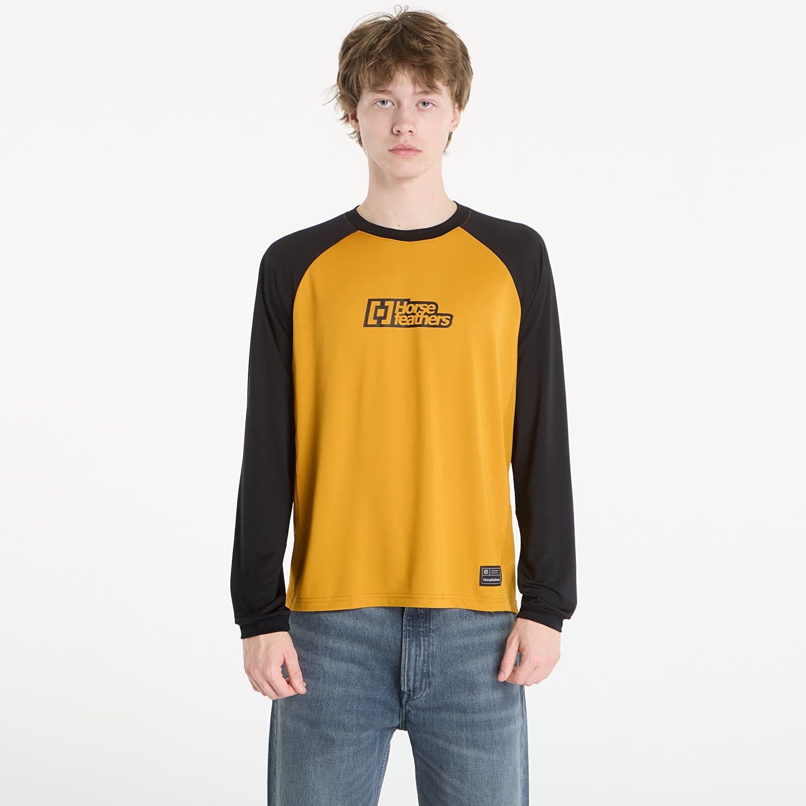 Dres Horsefeathers Spike Ls Bike Jersey Sunflower/ Black S
