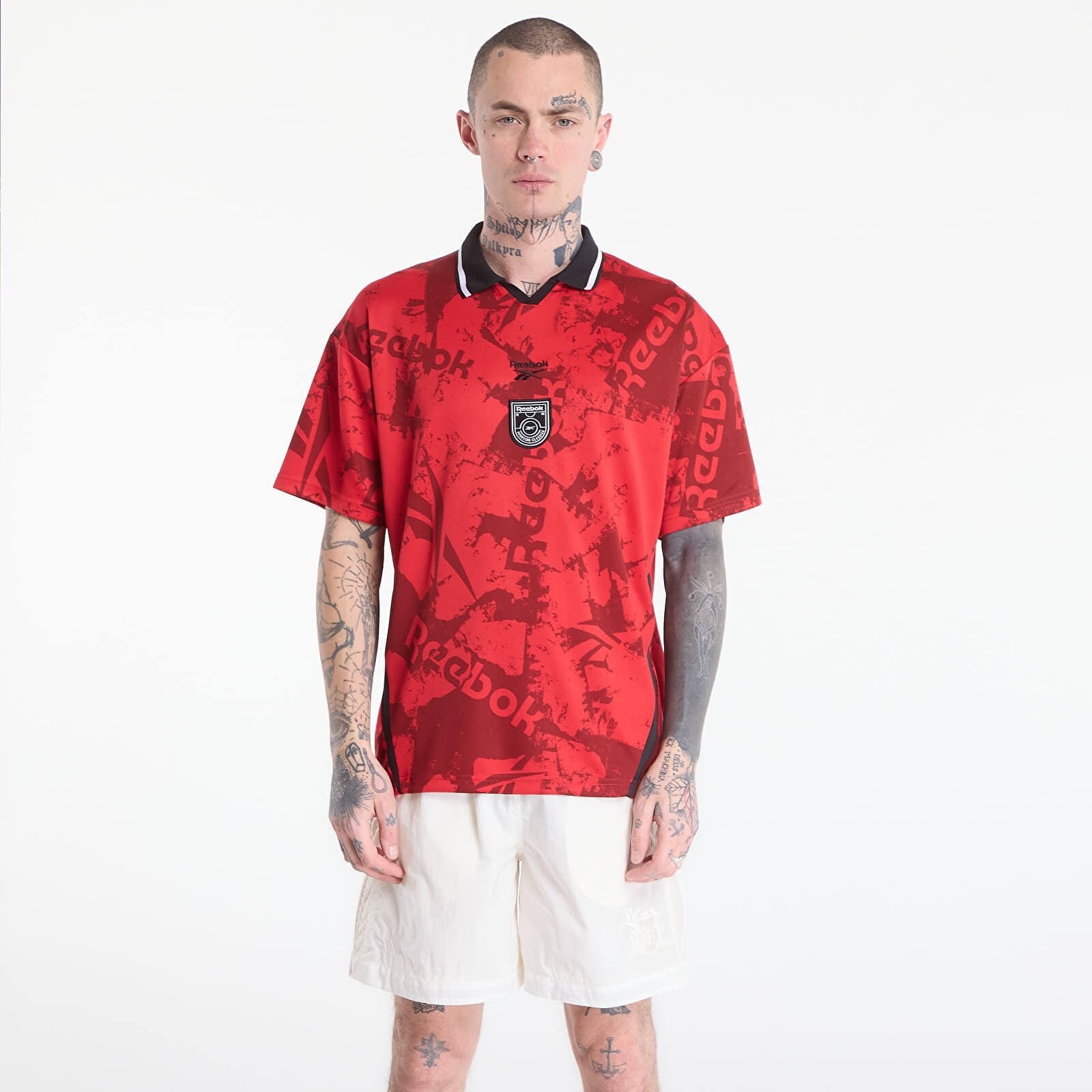 Dres Reebok Street Sport Football Jersey Vector Red/Black XL