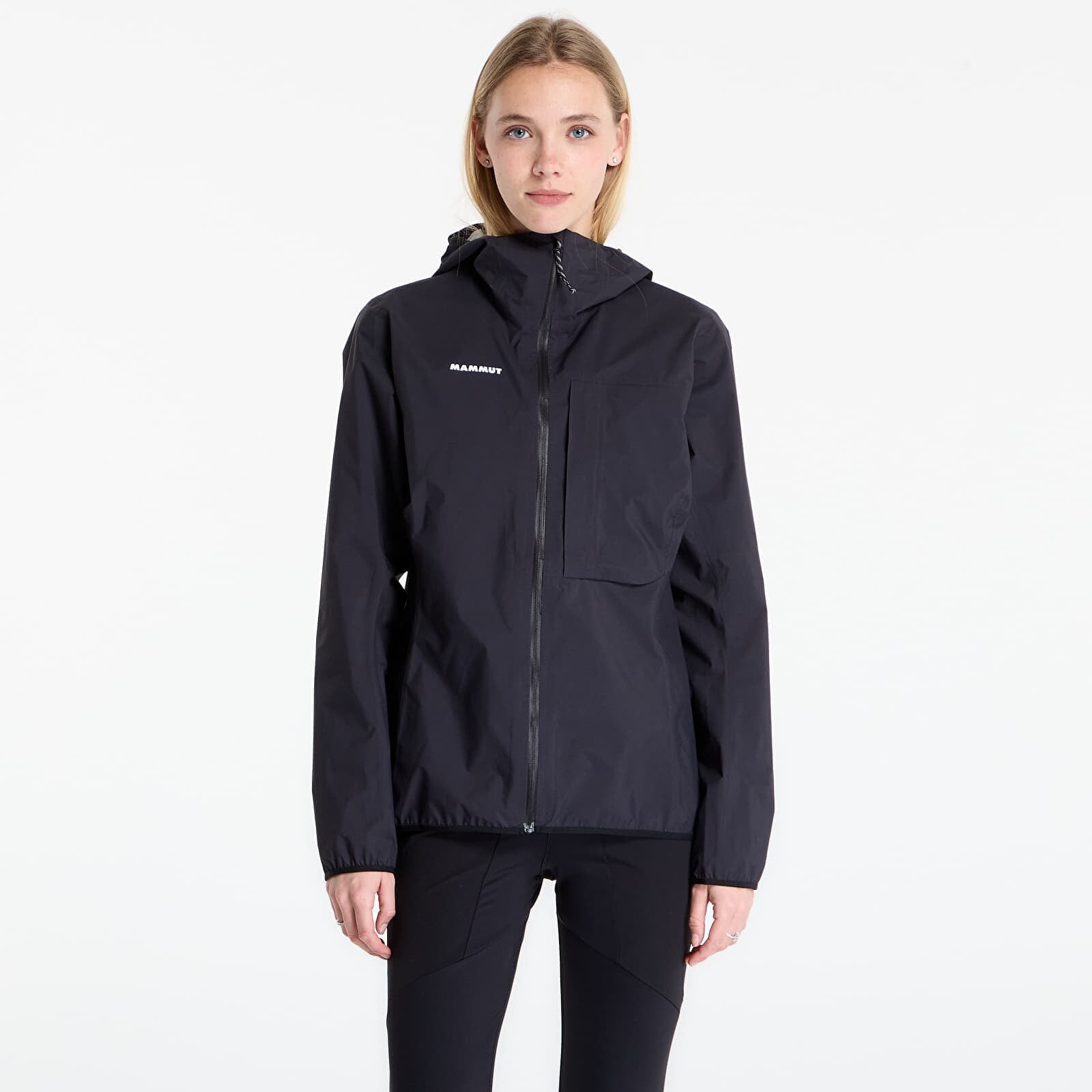 Vetrovka Mammut Ducan Light HS Hooded Jacket Women Black S