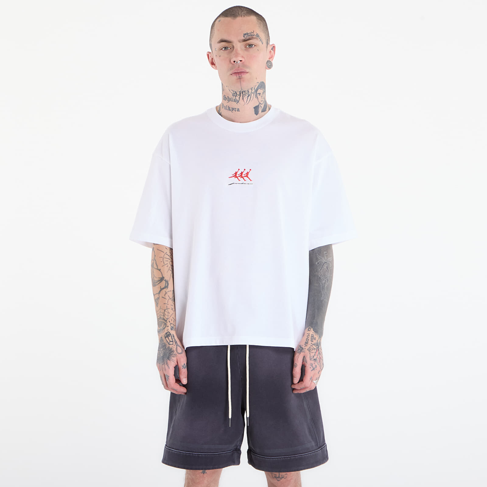 Tričko Jordan Flight Men's Oversized Graphic T-Shirt White M