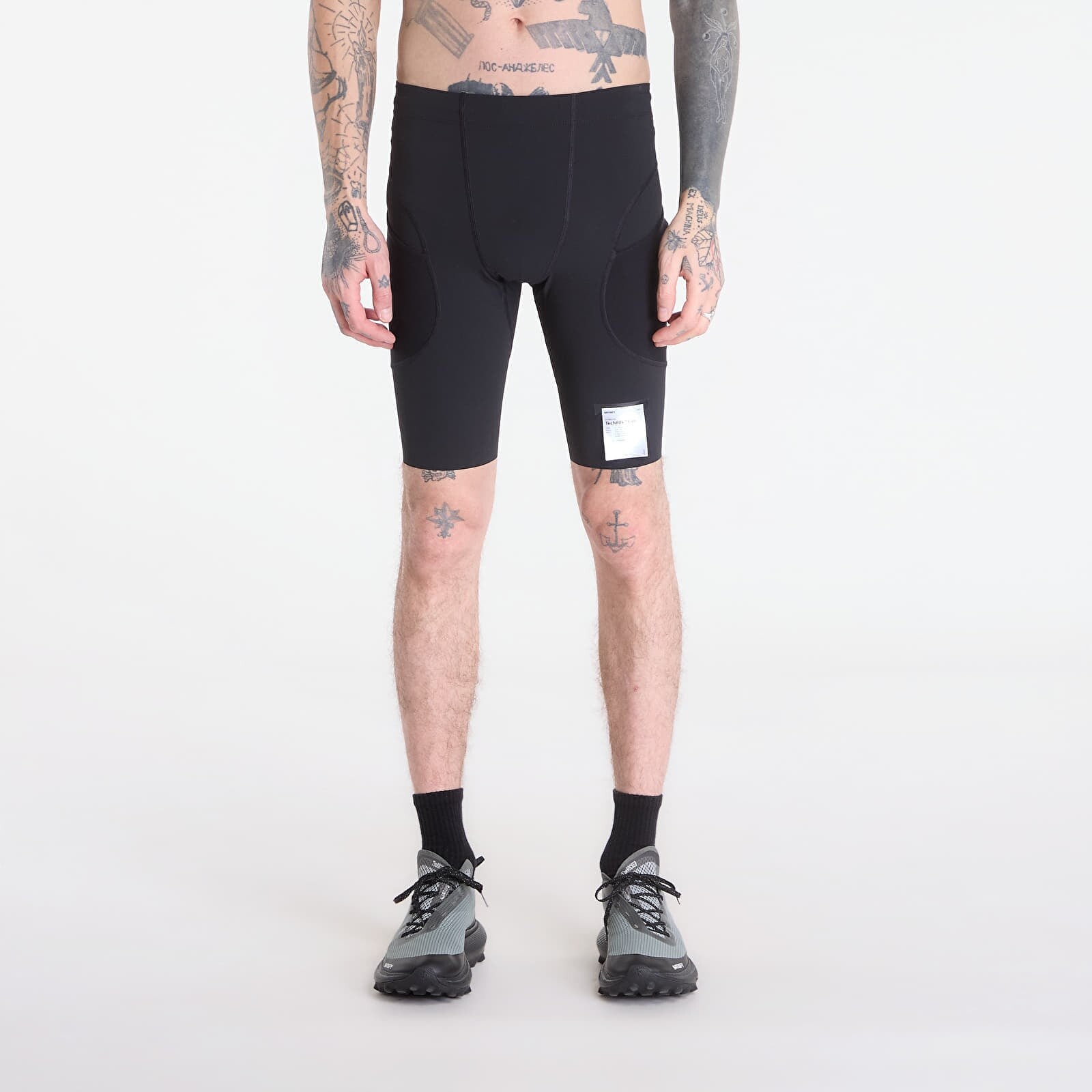 Šortky Satisfy TechSilk Evo 9 Half Tights Black M