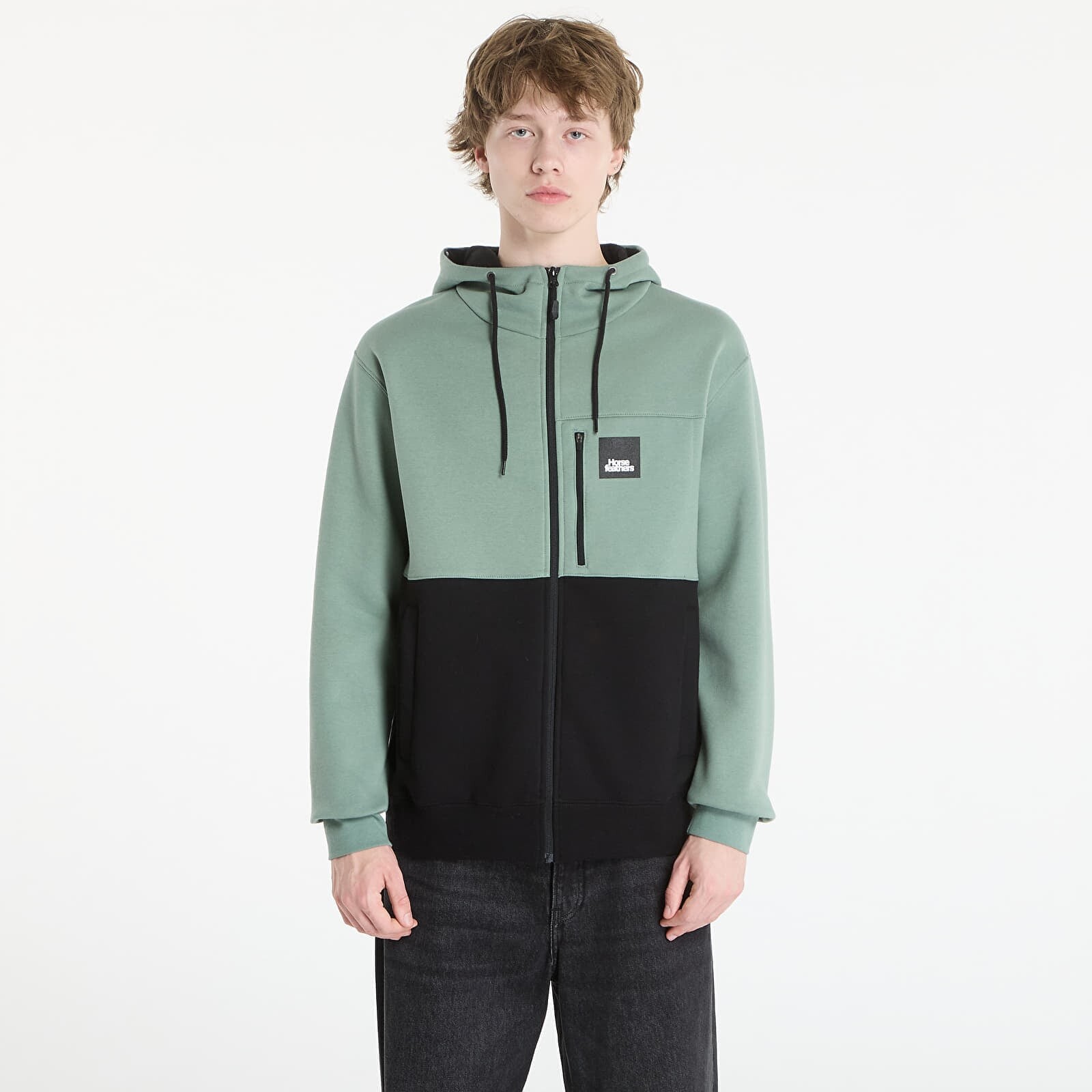 Mikina Horsefeathers Vick Sweatshirt Iceberg Green/ Black XXL