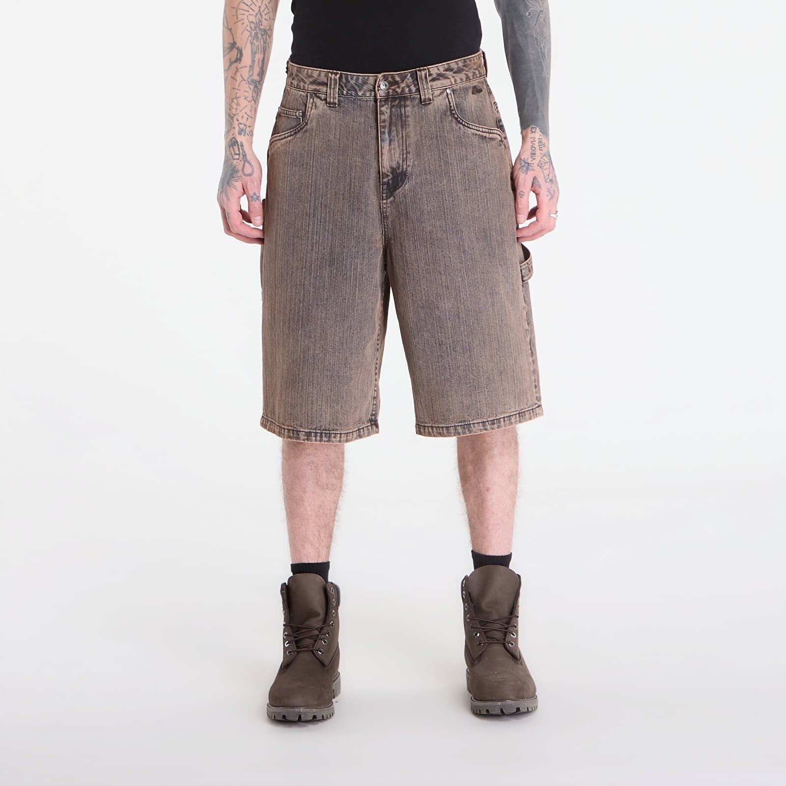 Šortky DIME Classic Denim Shorts Premium Brown 32