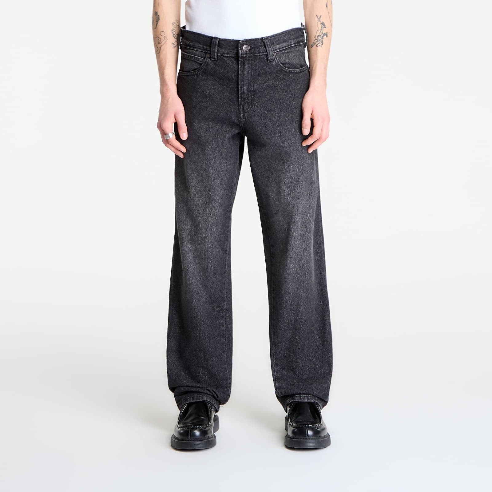 Džínsy Dickies 954 Relaxed Straight Work Jeans Black Washed W36/L34