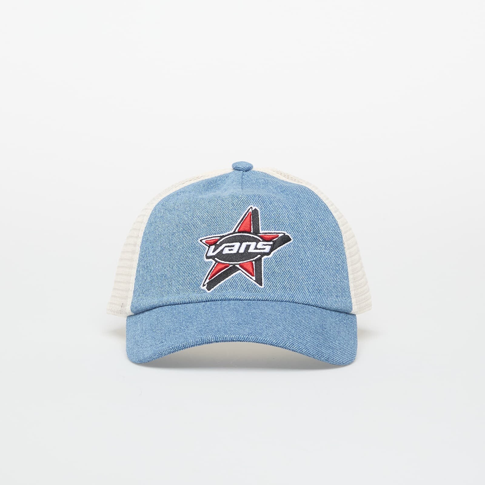 Šiltovka Vans Marked Jockey Trucker Stone Wash/ Blue Universal