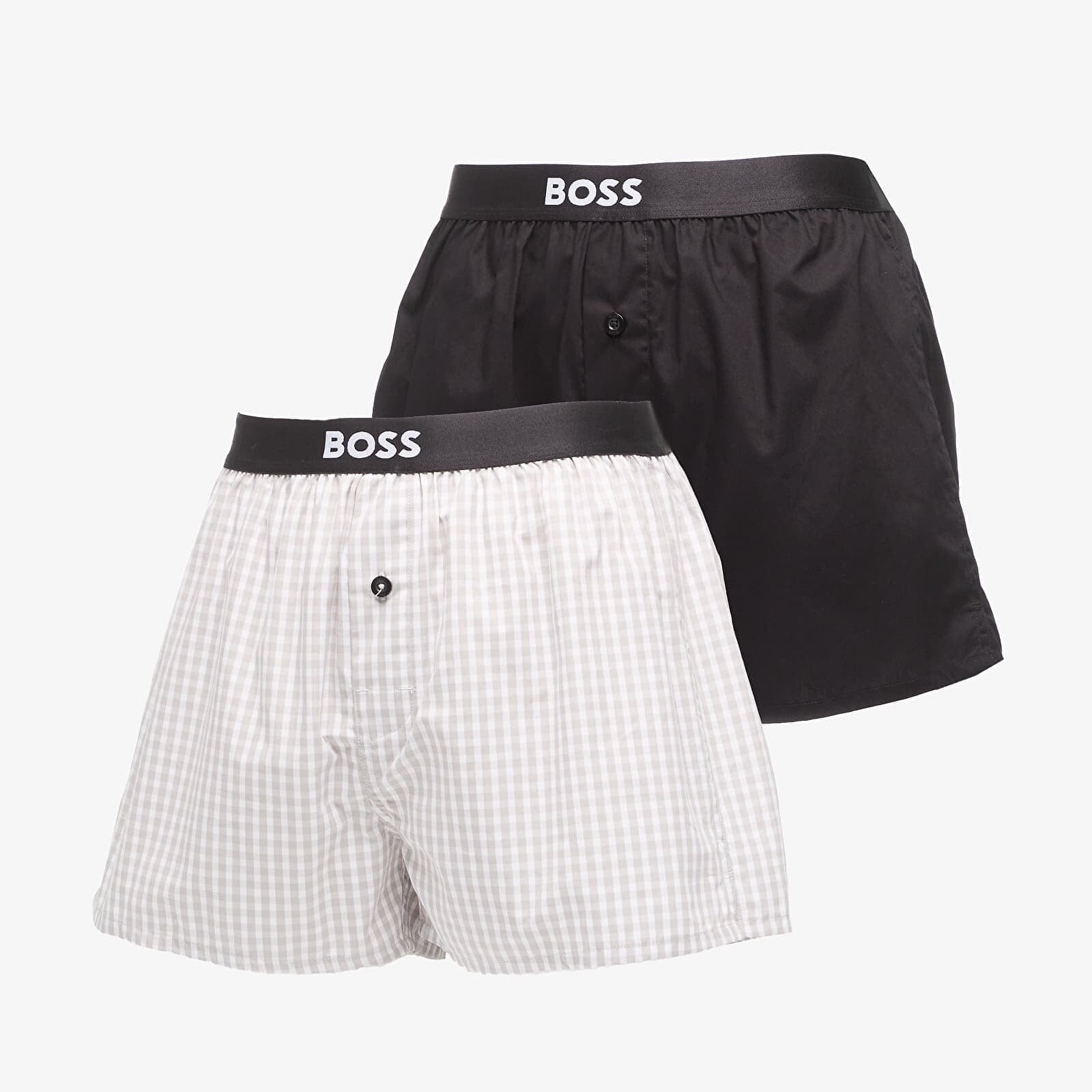 Boxerky Hugo Boss Pack Boxer Shorts Ew Light Grey S