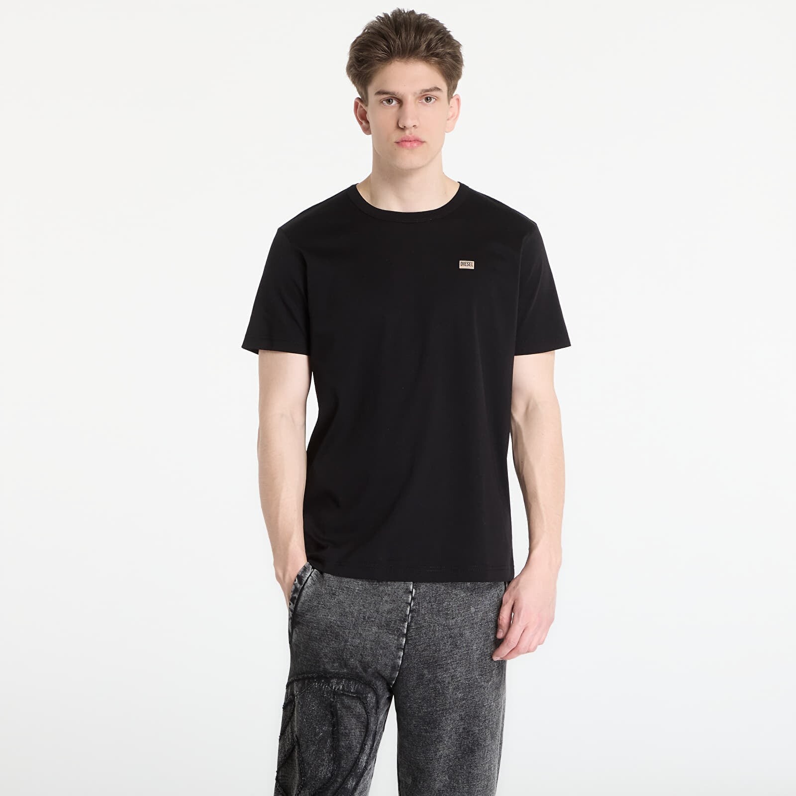 Tričko Diesel T-Miegor-K77 T-Shirt Black S