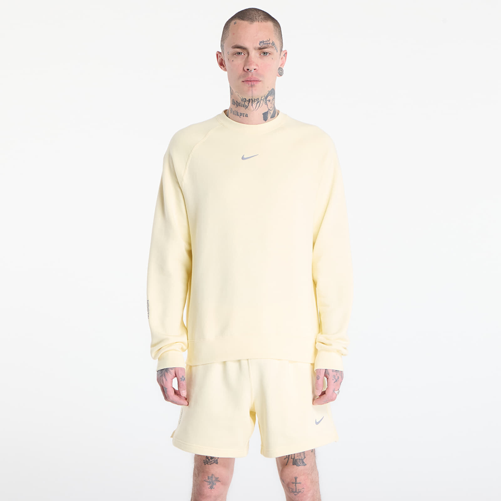 Mikina Nike x NOCTA Men's Fleece CS Crew Alabaster/ Stealth L