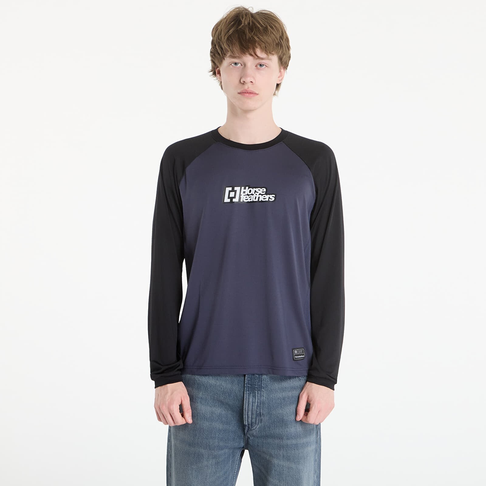 Dres Horsefeathers Spike Ls Bike Jersey Indigo/ Black L