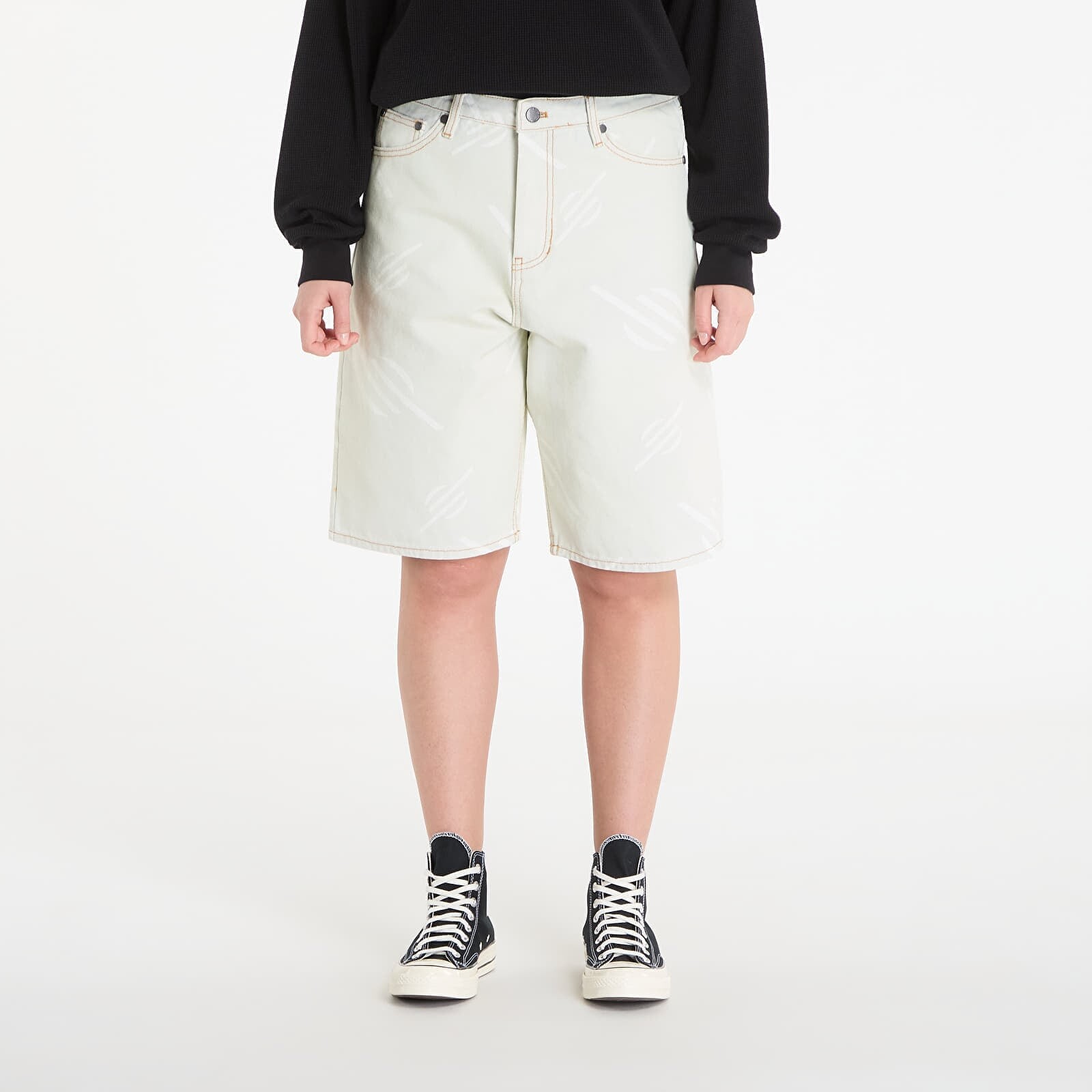 Šortky Daily Paper Monogram Canvas Shorts Foggy Dew L