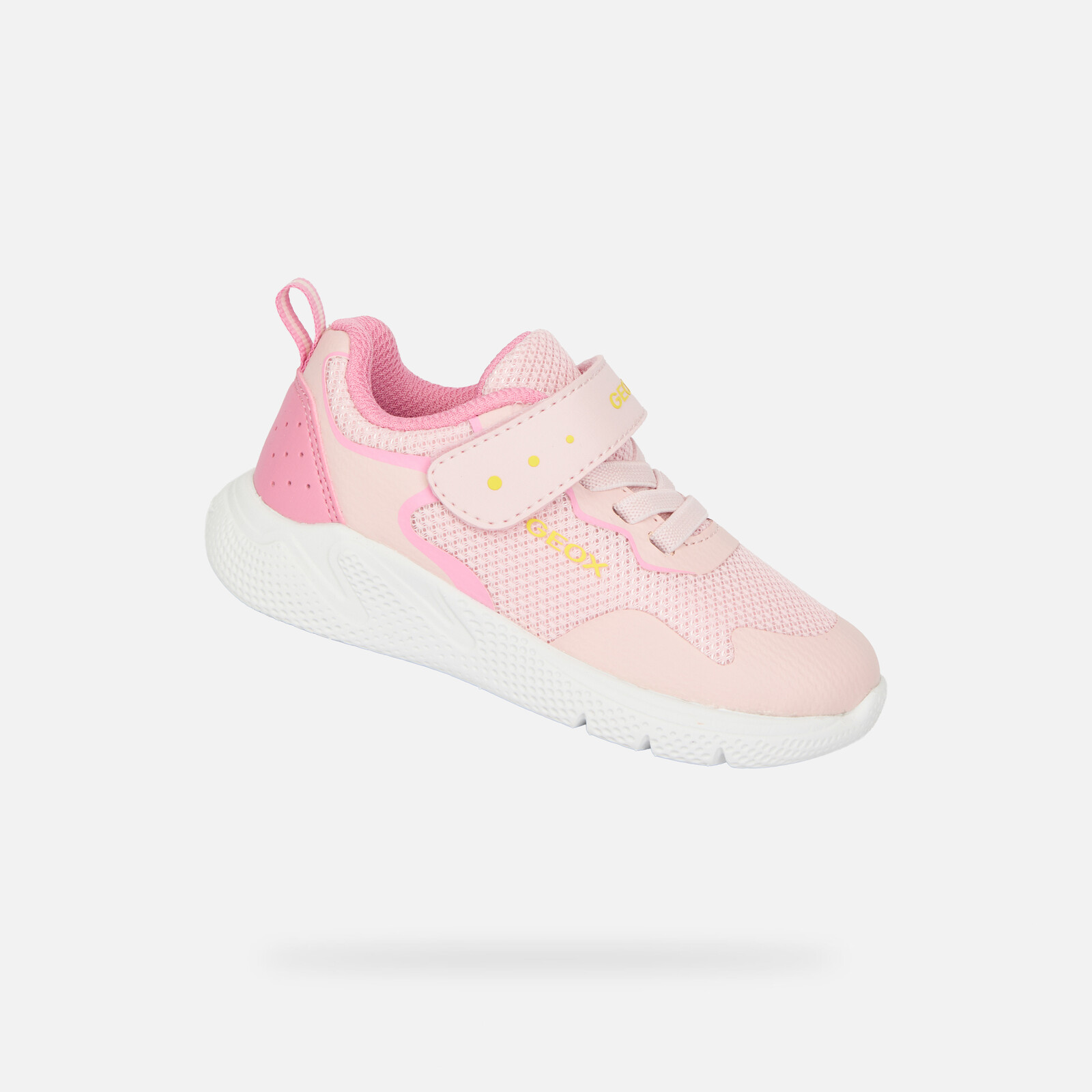 Svetloružové tenisky pre dievčatá Geox Sprintye