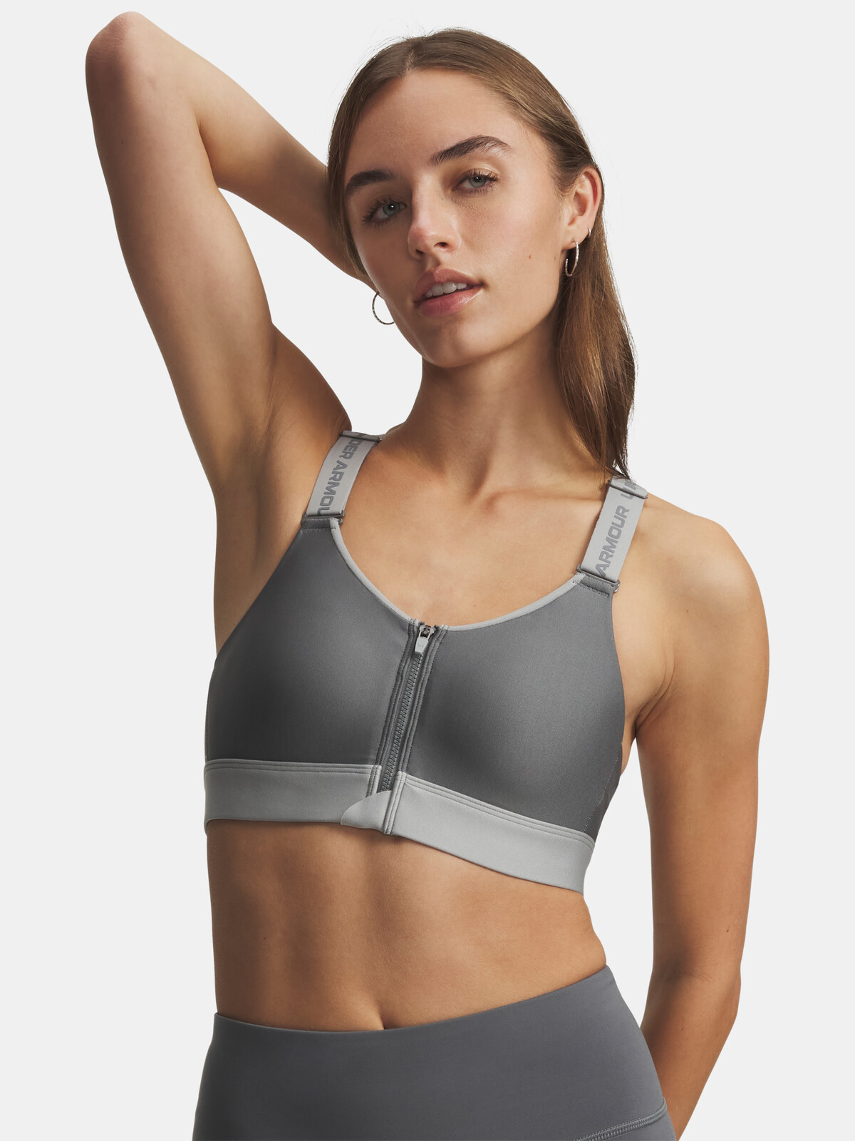 Dámska športová podprsenka Under Armour UA Infinity High Zip 2.0