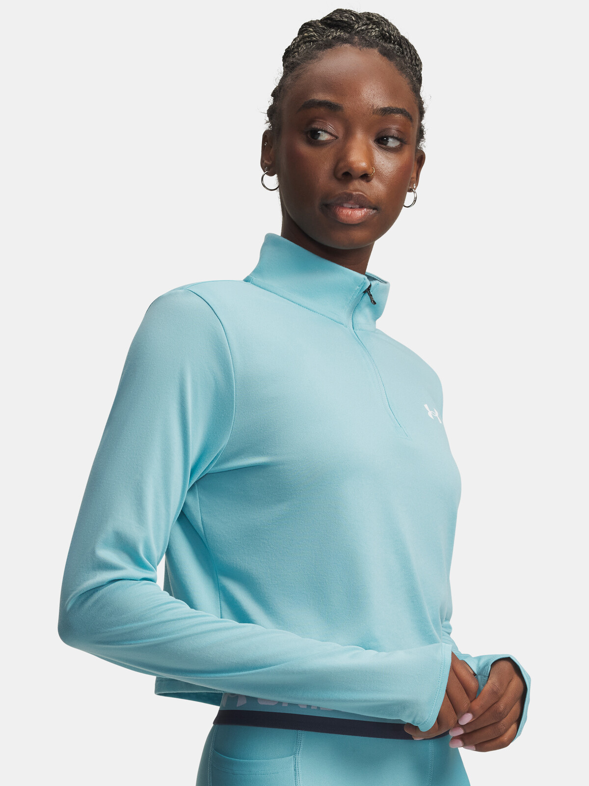 Under Armour Tech Branded tričko so zipsom