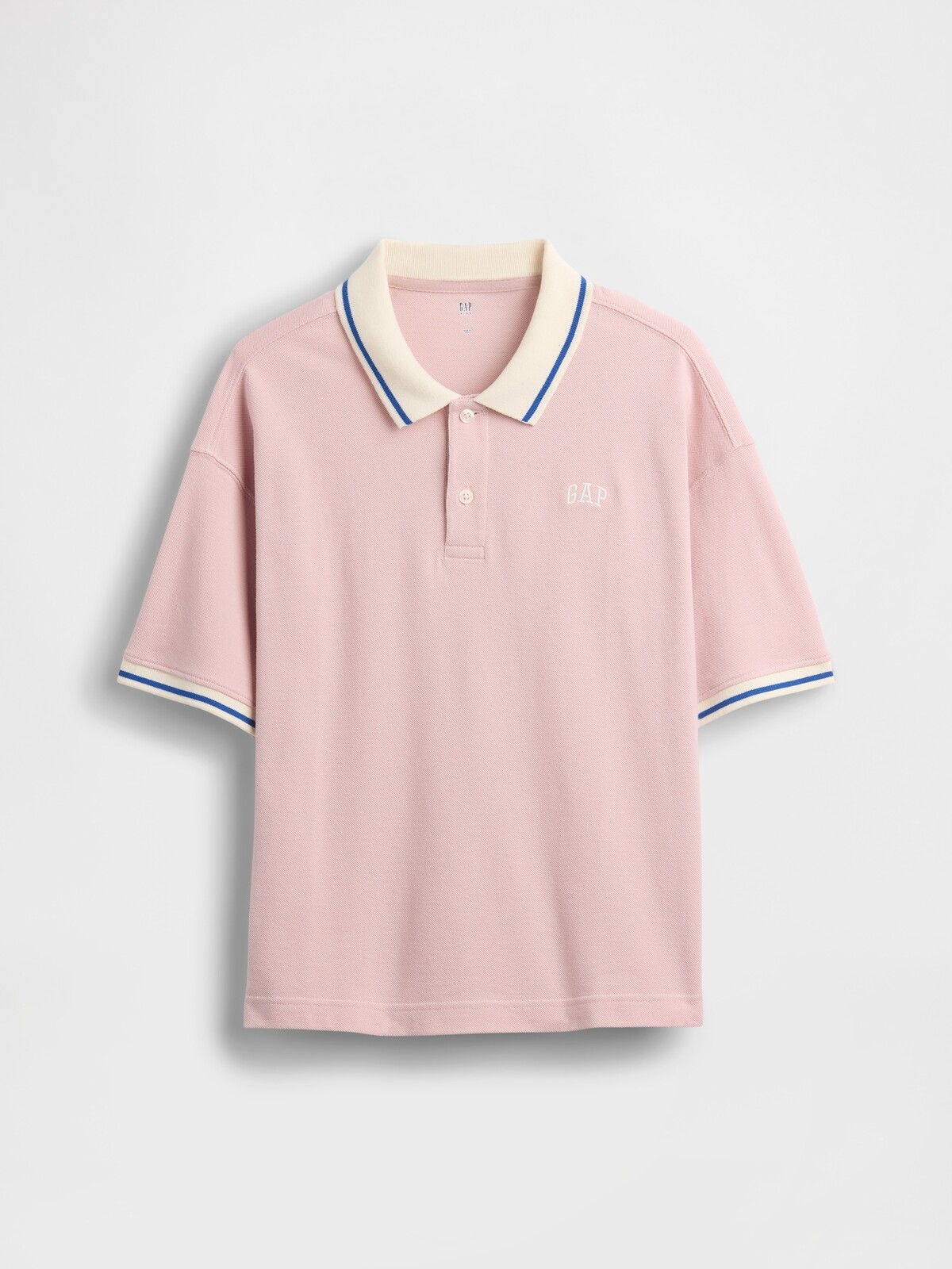 GAP Kids oversize polo tričko s logom