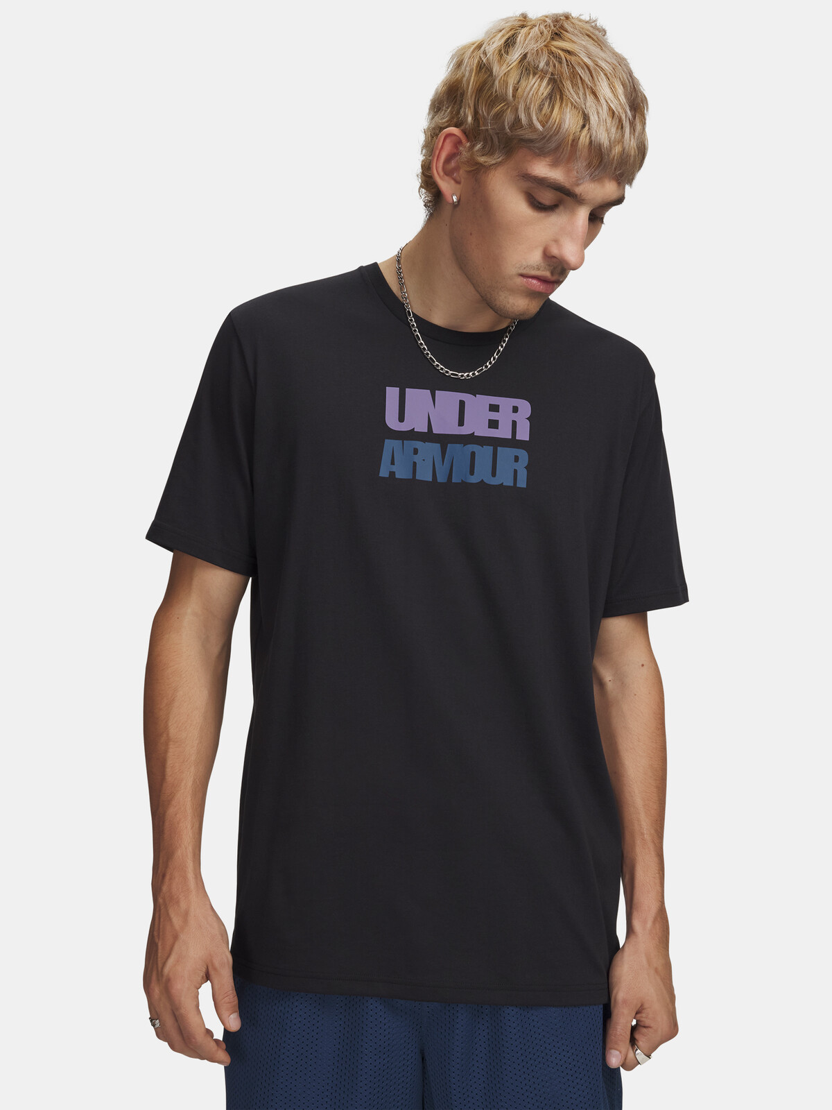 Pánske tričko Under Armour UA M BLOCK LOGO SS
