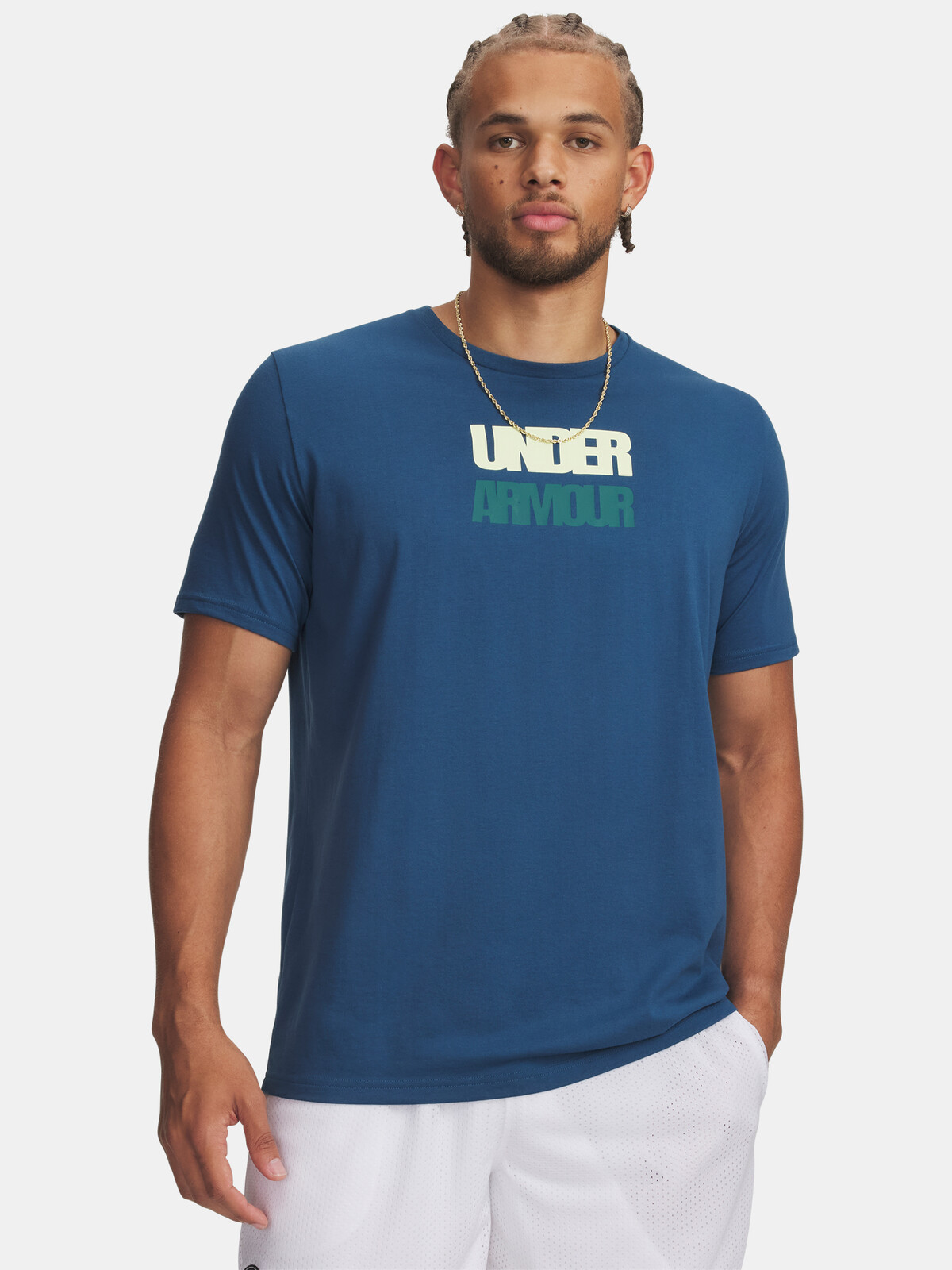 Pánske tričko Under Armour UA M Block Logo