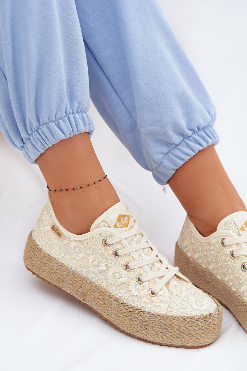 Dámske espadrilky Lee Cooper na platforme