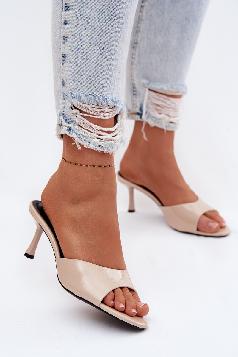 Dámske béžové lodičky Melissea