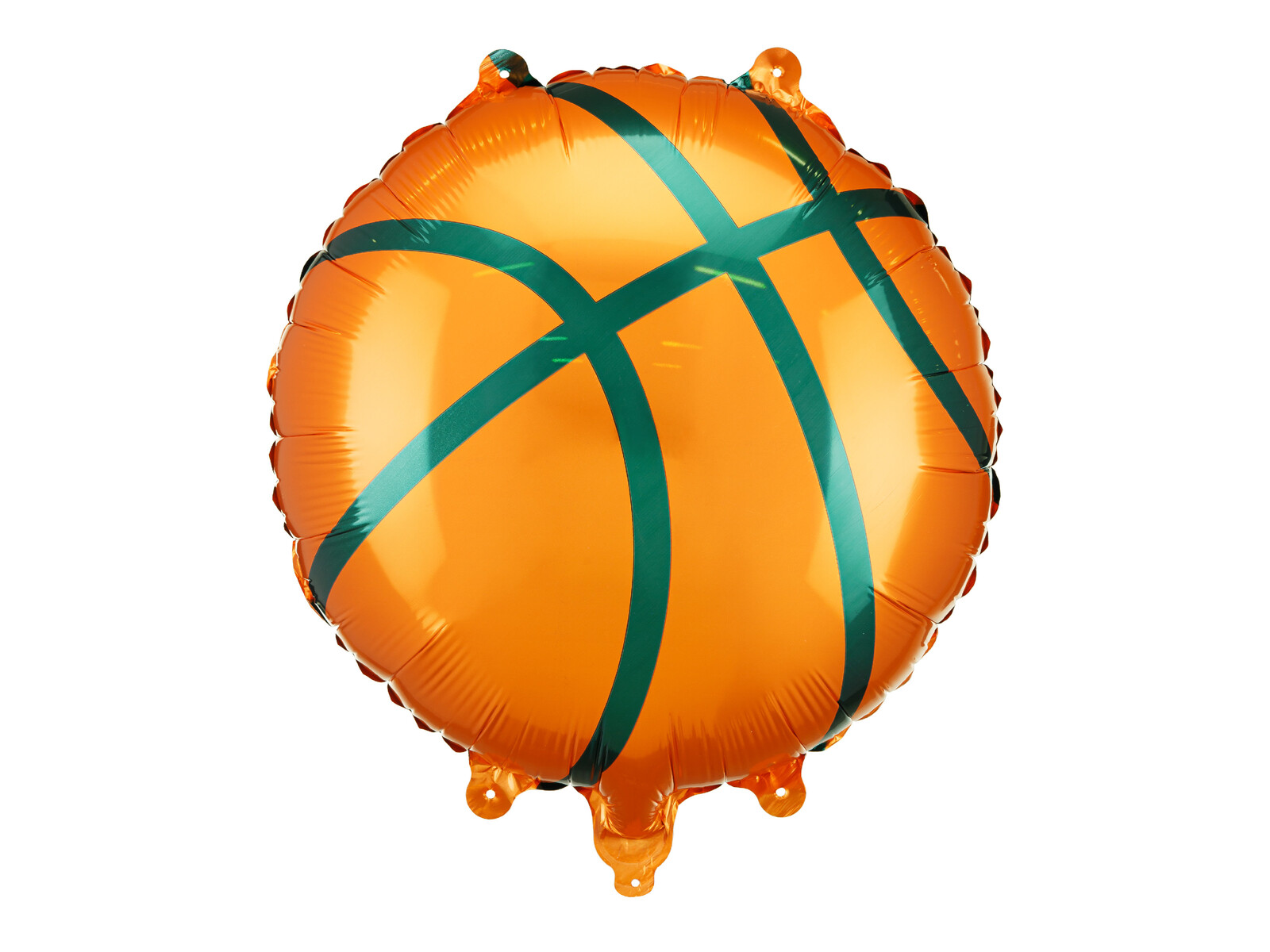 PartyDeco Fóliový balón - Basketbalová lopta 35 x 35 cm