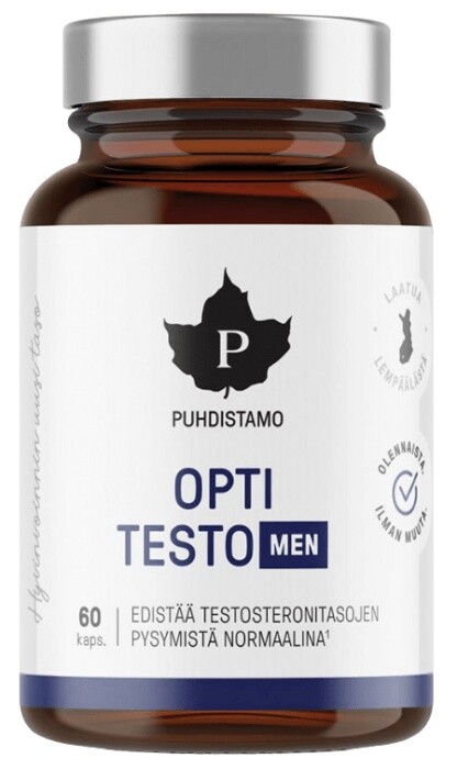Puhdistamo testo opti men 60 kapslí