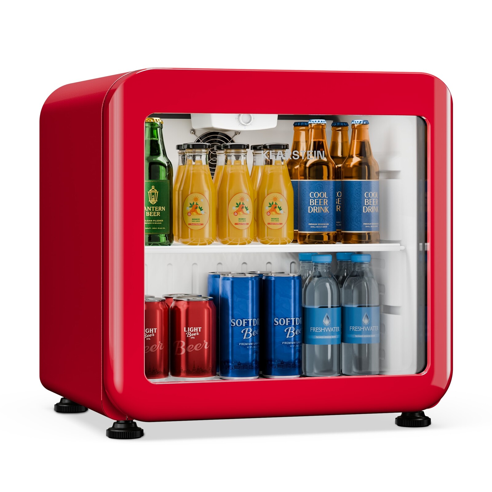 Klarstein Audrey Evo chladič nápojov | 39 x 38 cm | LED vnútorné osvetlenie | 75 W | 42 dB