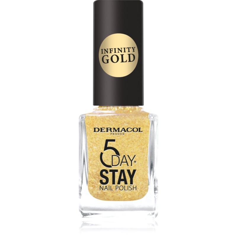Dermacol Infinity 5 Day Stay dlhotrvajúci lak na nechty odtieň 63 Gold 11 ml