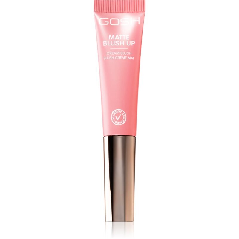 GOSH COPENHAGEN Matte Blush Up matná krémová lícenka odtieň 002 Dusty Rose 14 ml