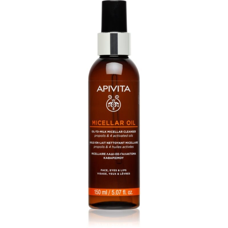 Apivita Cleansing Micellar Oil čistiaci a odličovací olej 150 ml