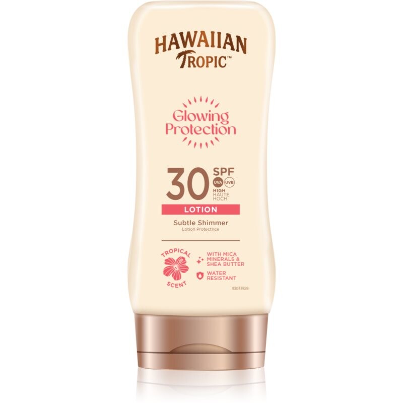 Hawaiian Tropic Glowing Protection Sunscreen Lotion opaľovacie mlieko SPF 30 170 ml