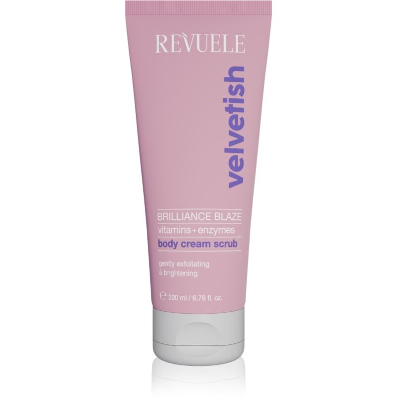 Revuele Velvetish Brilliance Blaze Body Cream Scrub rozjasňujúci telový peeling 200 ml