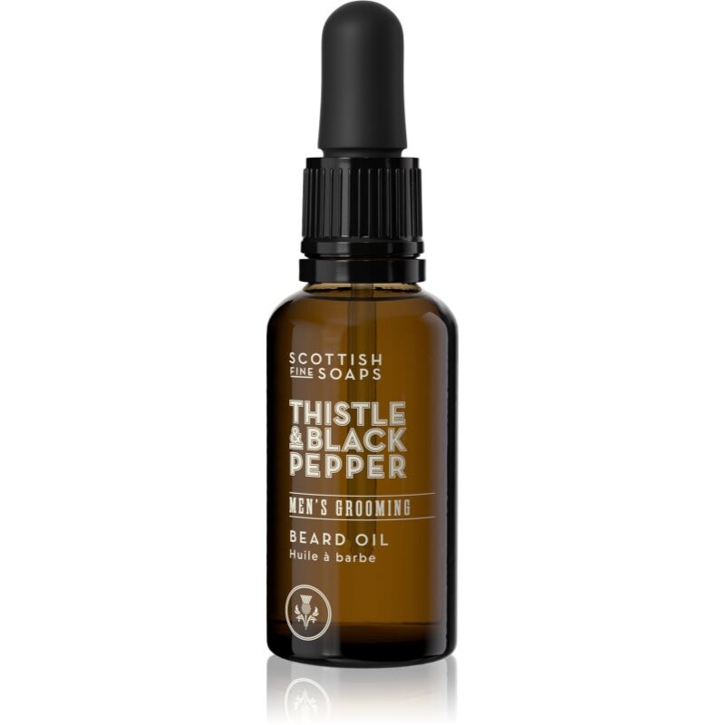 Scottish Fine Soaps Thistle & Black Pepper olej na bradu 30 ml