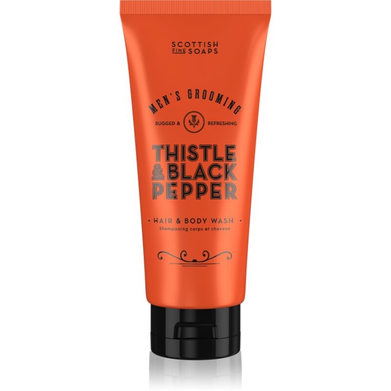 Scottish Fine Soaps Thistle & Black Pepper sprchový gél pre mužov 200 ml