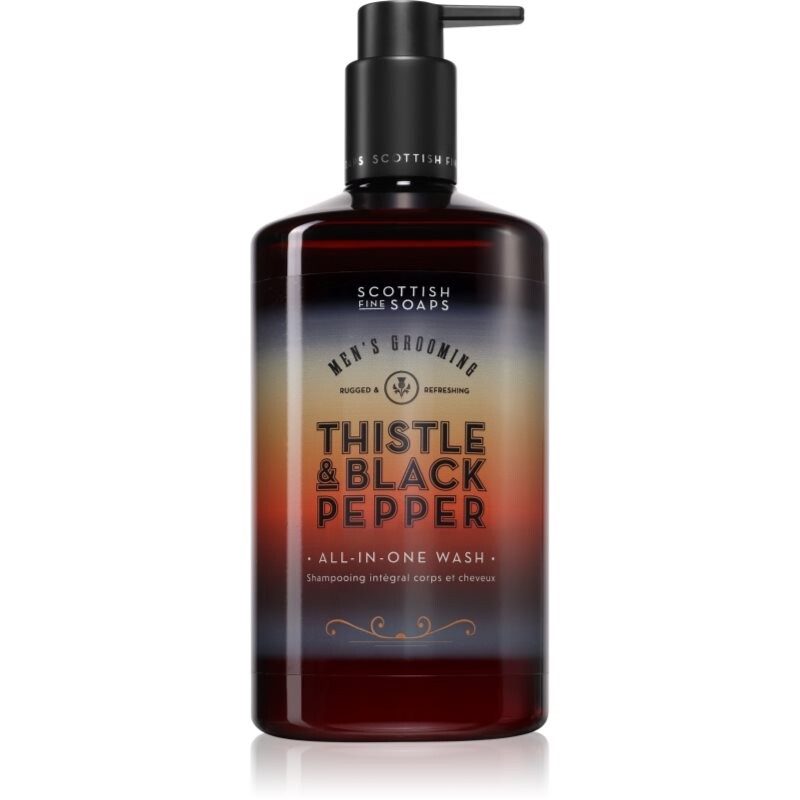 Scottish Fine Soaps Thistle & Black Pepper mydlo na tvár, telo a vlasy 500 ml