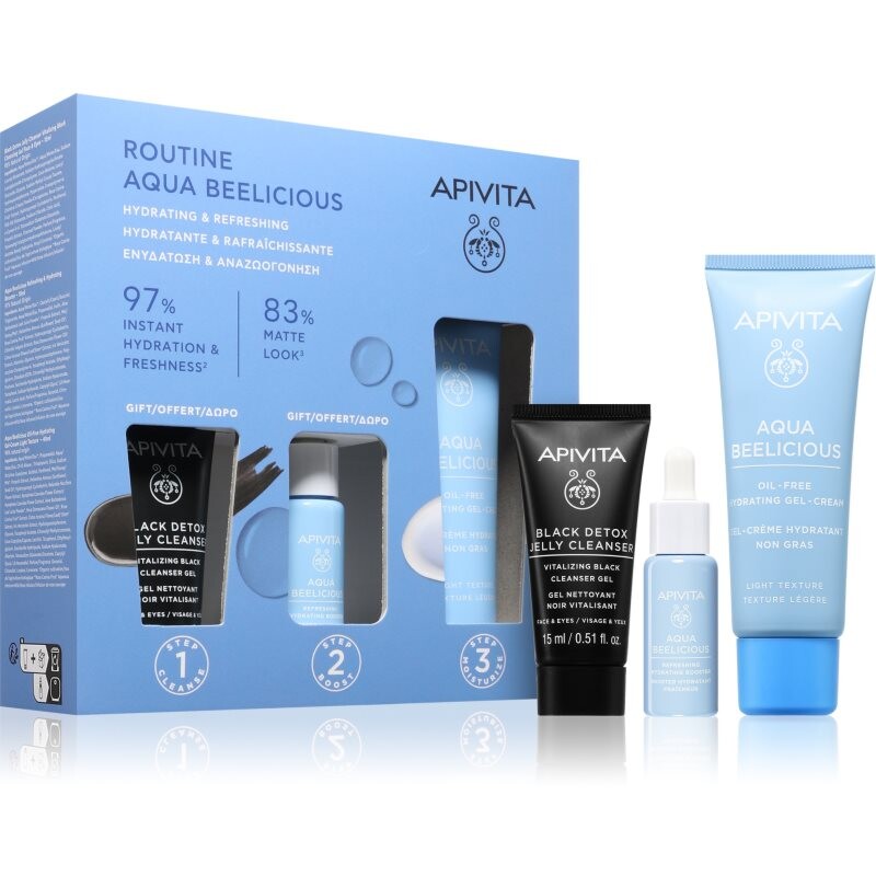 Apivita Aqua Beelicious Hydrating & Refreshing Routine Set sada pre intenzívnu hydratáciu pleti