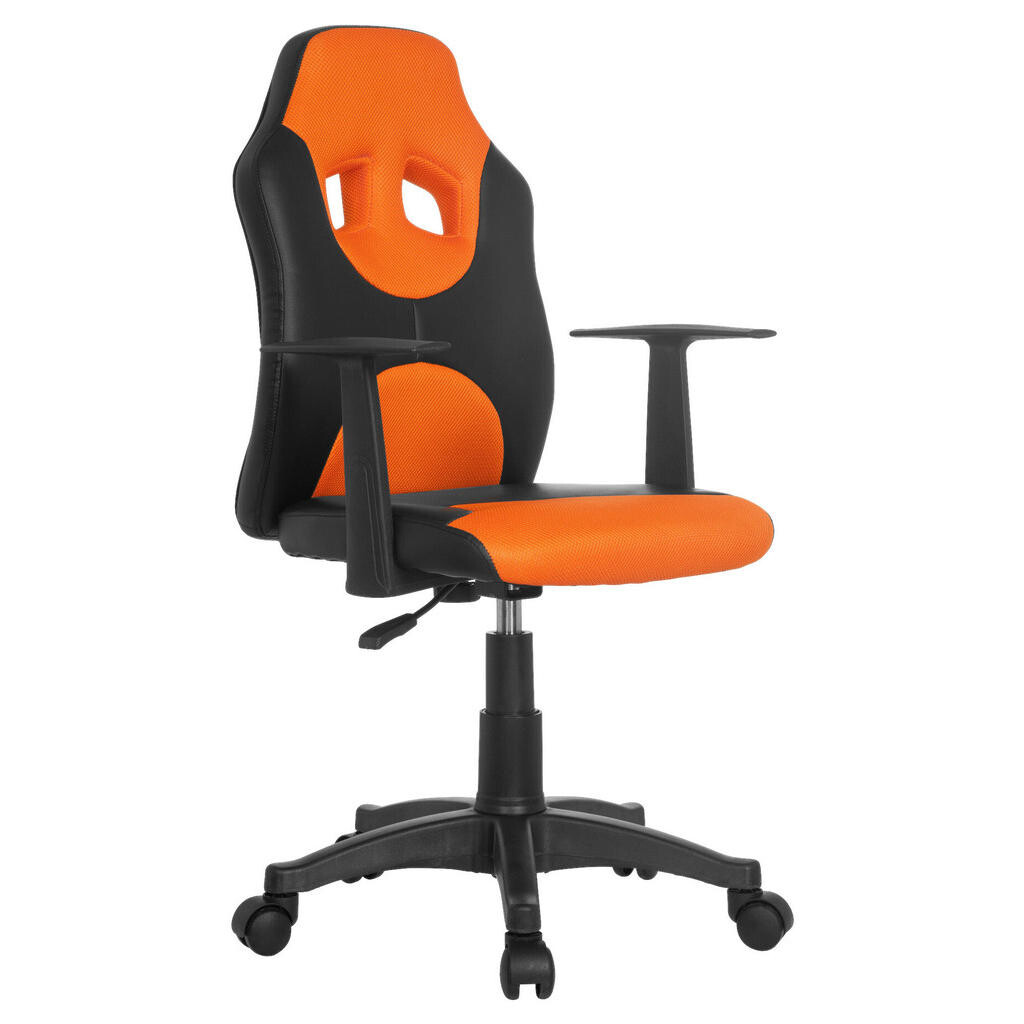 MID.YOU OTOČNÁ STOLIČKA PRE MLÁDEŽ, oranžová, čierna
