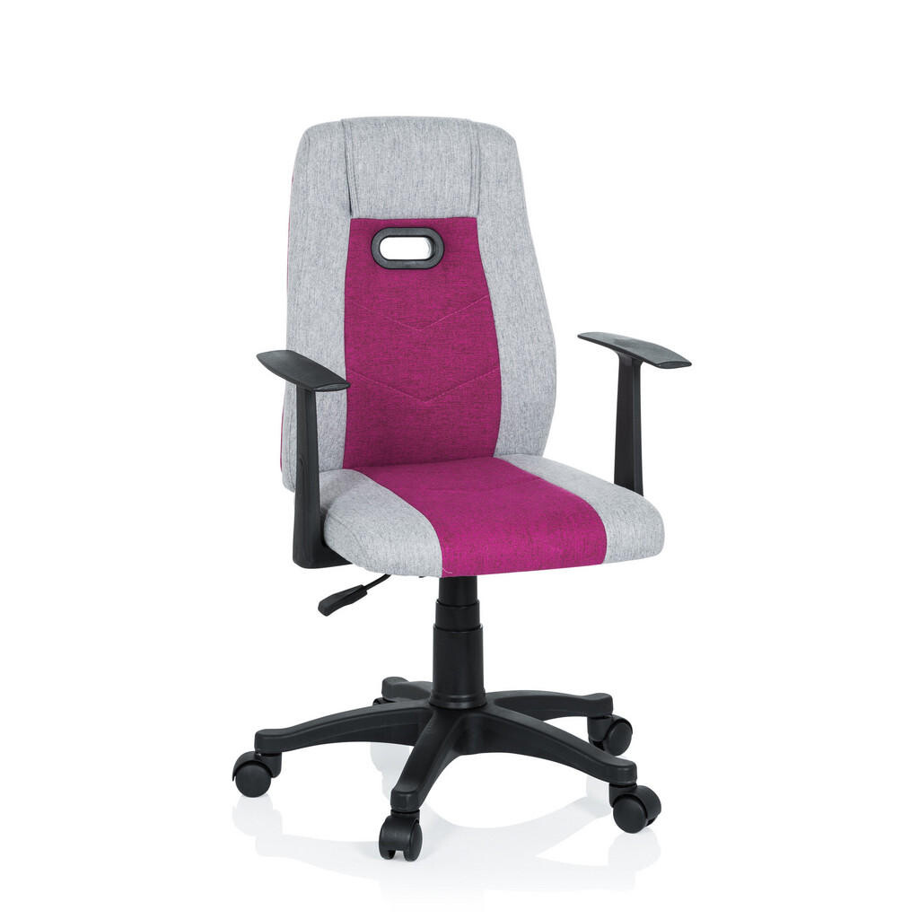 MID.YOU OTOČNÁ STOLIČKA PRE MLÁDEŽ, sivá, pink